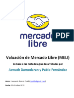 Valuacion de Mercado Libre (2Q 2019) Por Leonardo Guidi