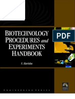 Biotechnology Procedures and Experiments Handbook