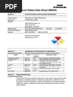 Material Safety Data Sheet (MSDS) - GEO Drilling Fluids, Inc.