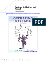 Full Download Operating Systems 3rd Edition Nutt Solutions Manual