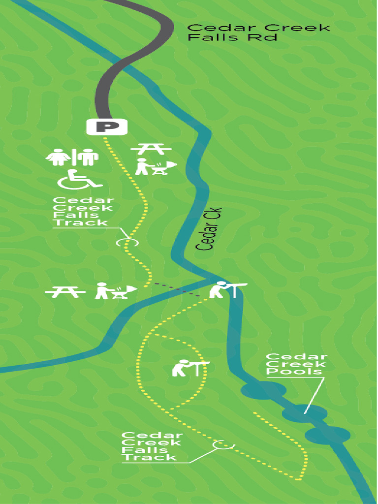 Map Tamborine Mountain Cedar Creek PDF