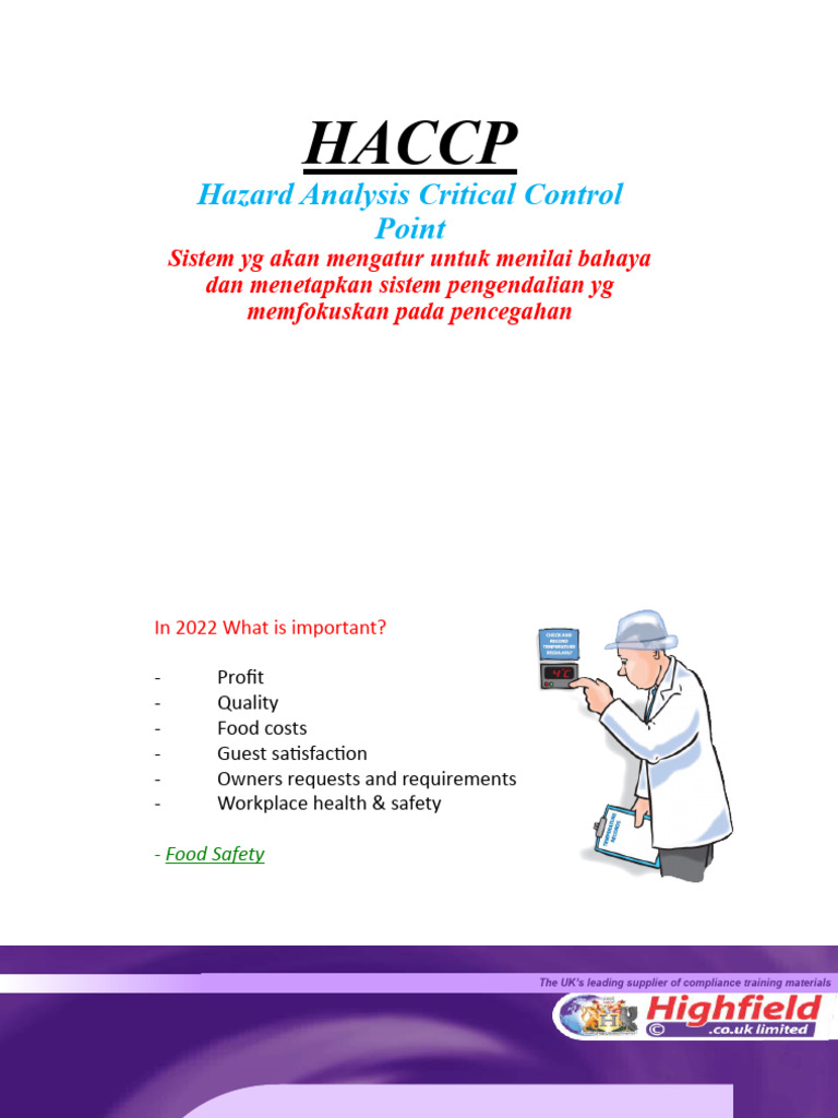Haccp Training | PDF