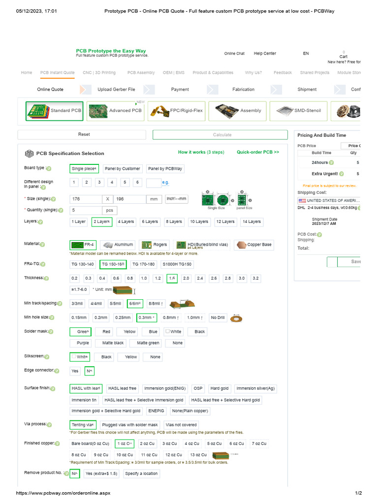 PCB Prototype Service - PCBWay | PDF | Printed Circuit Board ...