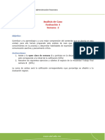 Administración Financiera - Análisis Caso 1 - Evaluación 1 - P