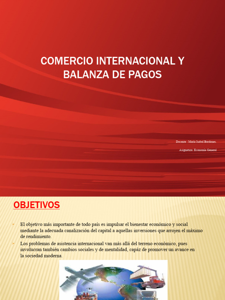 Comercio Internacional | PDF | Balance de pagos | Arancel