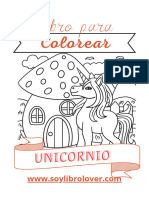 Libro para Colorear de Unicornios