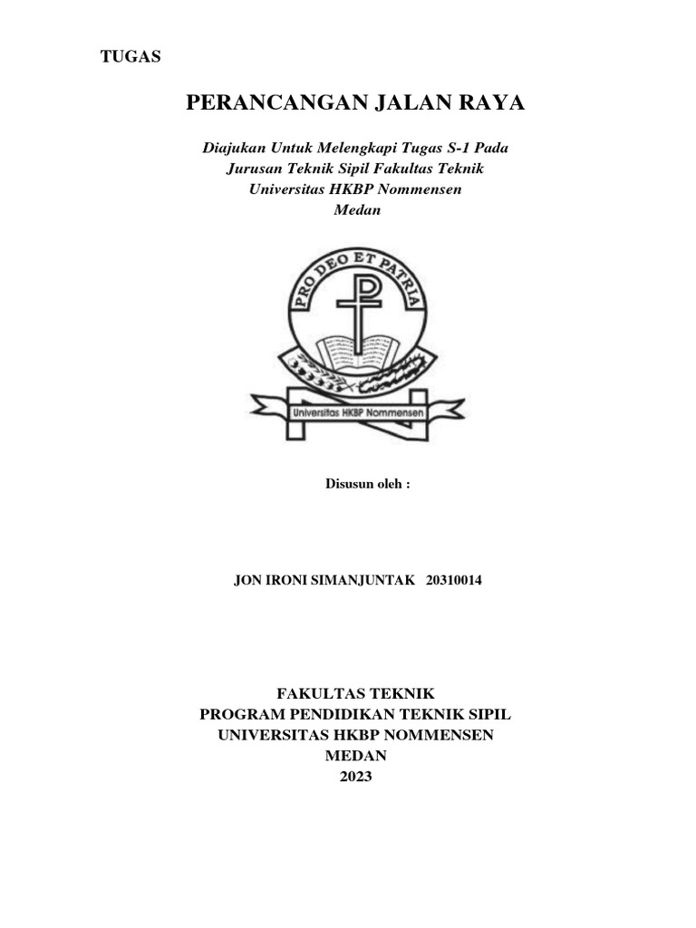 Perancangan Jalan Raya Pdf