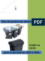 Plan de Gestion Déchets 2020 - 2026