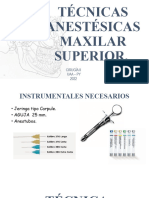 Tecnicas Maxilar Superior 2022