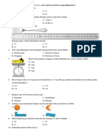 CONTOH SOAL PENILAIAN AKHIR SEMESTER Kelas IV Matematika