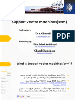 Support Vector Machines (SVM) : Instructors DR Z. Ghassabi
