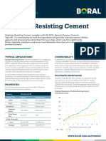 Sulphate Resisting Cement - PDS - FA