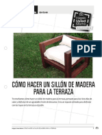 CO TE 04 Como Hacer Un Sillon de Madera para La Terraza