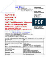 SAP Ui5 Fiori OData CDS Course Content-1