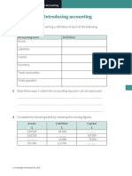 IGCSE & OL Accounting Worksheets