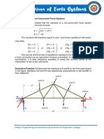 Chapter 4. Equilibrium of Non Concurrent Force Systems