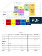 2023 Timetable