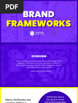 Brand Frameworks | PDF | Brand | Reason