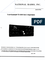 TS-830S User Supplement 1987