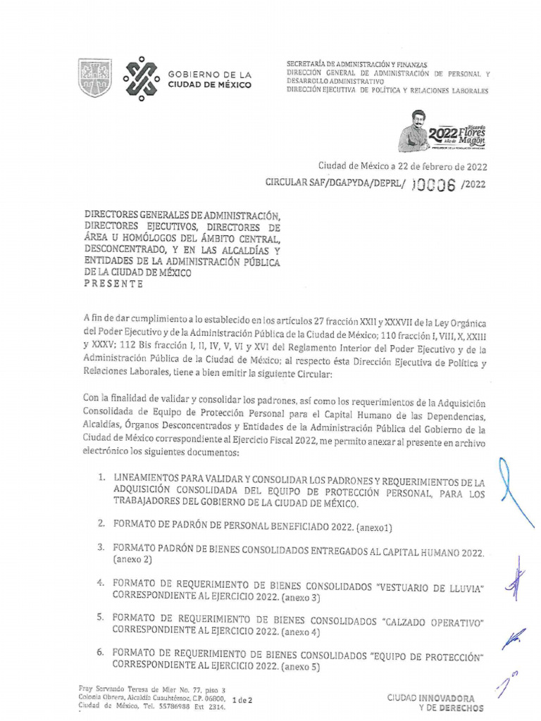 Circular Dgapyda Deprl 006 2022 | PDF