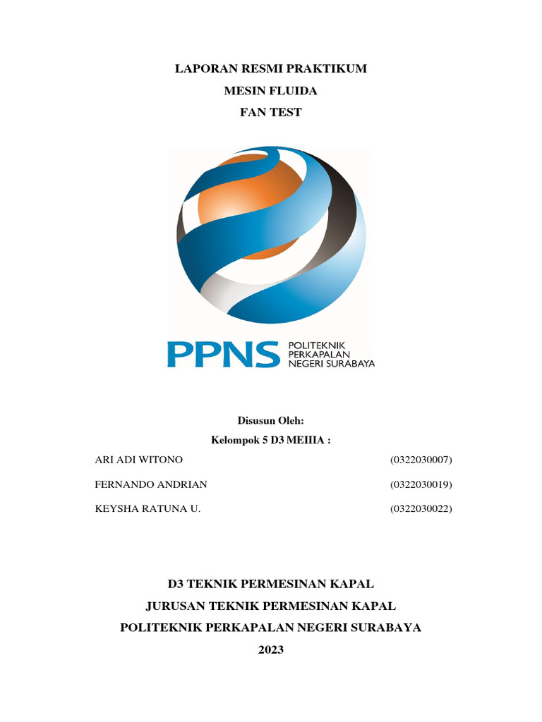 Laporan Resmi Praktikum Fan Test PDF
