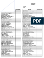 ATTENDANCE