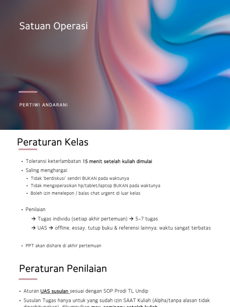 Flotasi Ini Unit Operation | PDF | Teknologi & Rekayasa