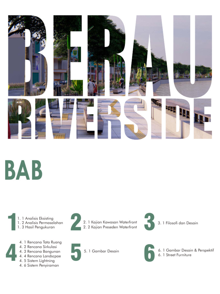 Rencana Pengembangan Riverside Segah | PDF