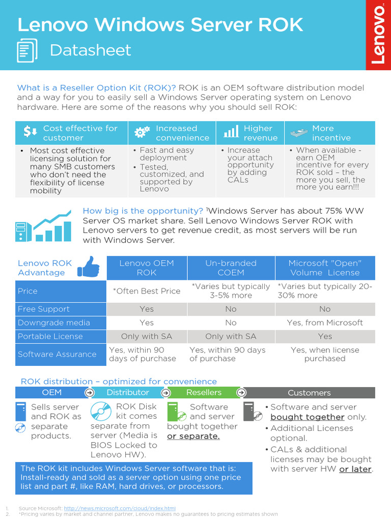 Lenovo Windows Server ROK Overview | PDF | Microsoft Windows | Remote ...