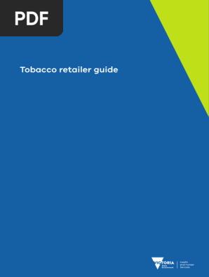 Tobacco Retailer Compliance Guide | PDF | Identity Document
