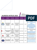 Catalogo Alianzas HOTELES 2023