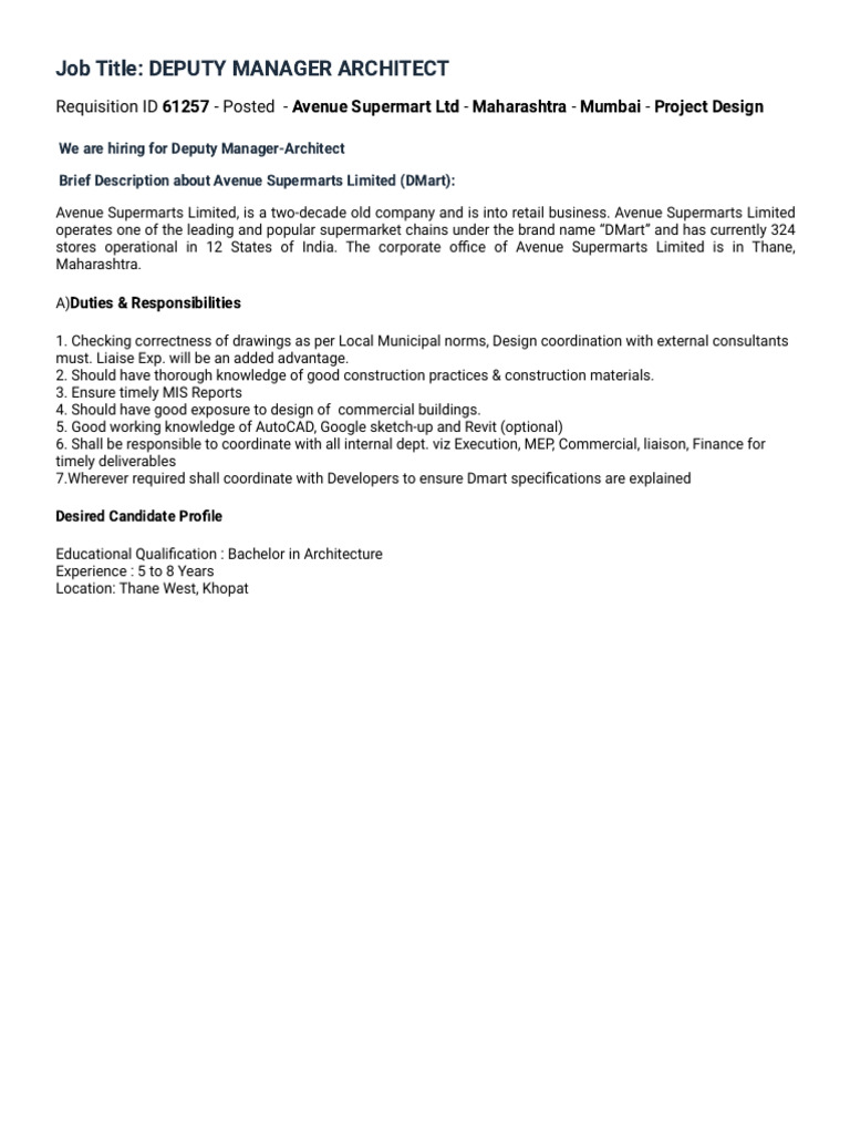 Job Description Print Preview PDF