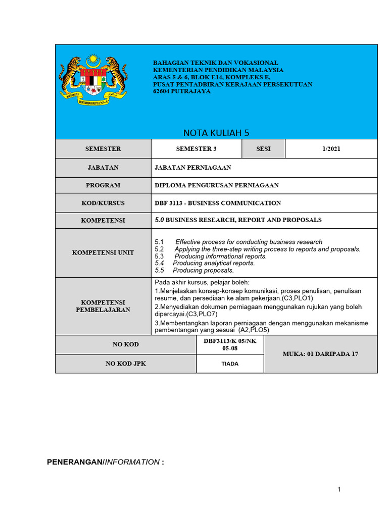 Nota Kuliah 5 Pdf