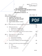 Be - Civil Engineering - Semester 3 - 2022 - October - Building Technology and Architectural Planning BT Ap Pattern 2019