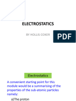 ELECTROSTATICSIntroduction Revised