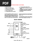 8155 Static Ram With I/O Ports and Timer