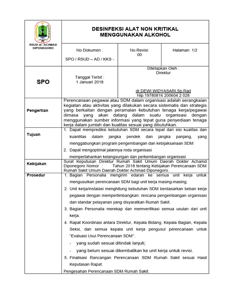 Format SOP-1 | PDF