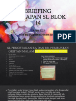 2023 - Briefing Persiapan SL Blok 14 - Instruktur Dan Mahasiswa