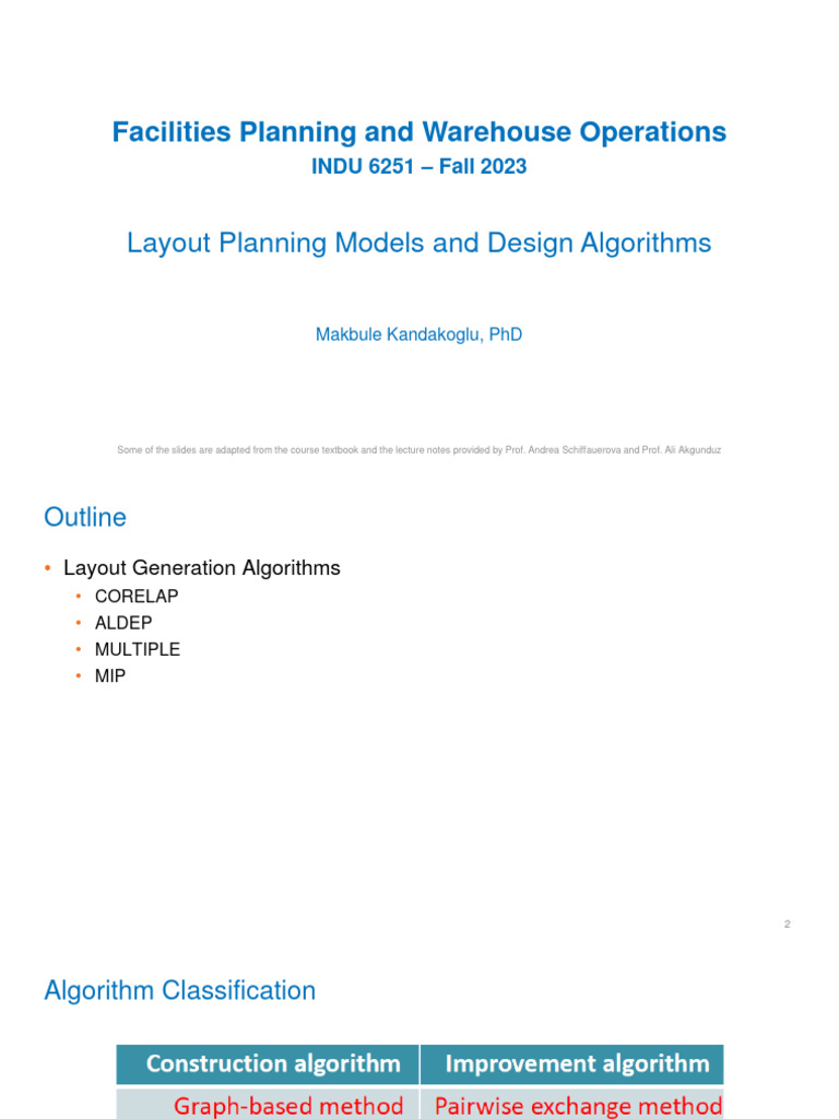 5 - Mathematical Models For Plant Layout IV | PDF | Algorithms ...