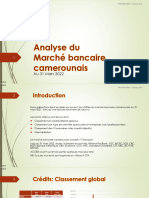 Analyse Du Marché Bancaire Camerounais Au 31 Mars 2022