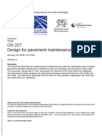 CD 227 Design For Pavement Maintenance