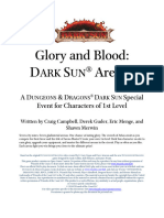 Glory and Blood - Dark Sun Arenas - GladiatorStyleEvent