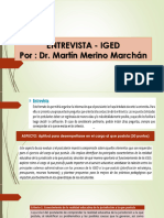 ENTREVISTA Viernes 08 DE SETIEMBRE DE 2023 DR. MARTIN MERINO