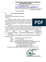 Surtug Surveior Magang - Puskesmas Mojolangu