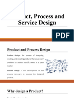 Product and Process Design