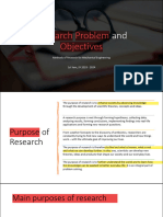 Topic 3 - Research Problem and Objectives