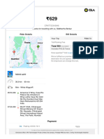 OlaCabs Invoice 1