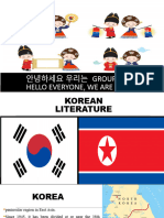 Group 5 Korean Lit 1.Pptx (Revised)