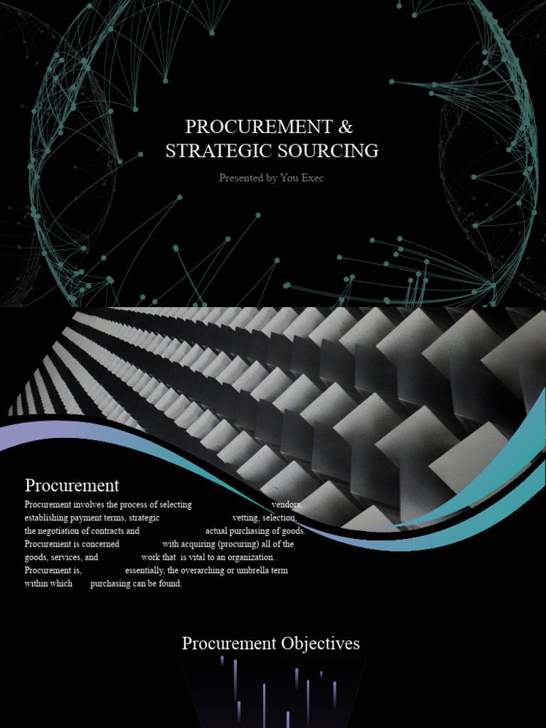 Procurement and Strategic Sourcing Free | PDF | Procurement | Supply Chain