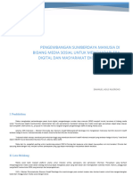 Pengembangan Sumber Daya Manusia Di Bidang Media Sosial Untuk Menghadapi Era Digital Dan Masyarakat Ekonomi Kreatif